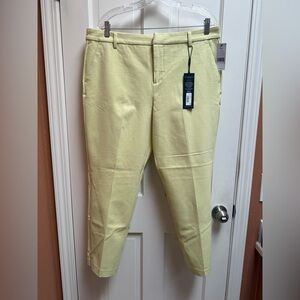 Liverpool Ankle Cropped Pants in Light Yellow
